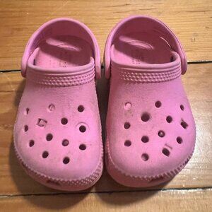 Pink Toddler Crocs